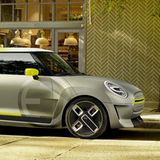 Das "E" ist am Mini Electric Concept prominent vertreten