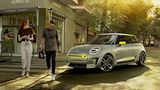Durch Fiberglas-Anbauteile wirkt das Mini Electric Concept wuchtiger