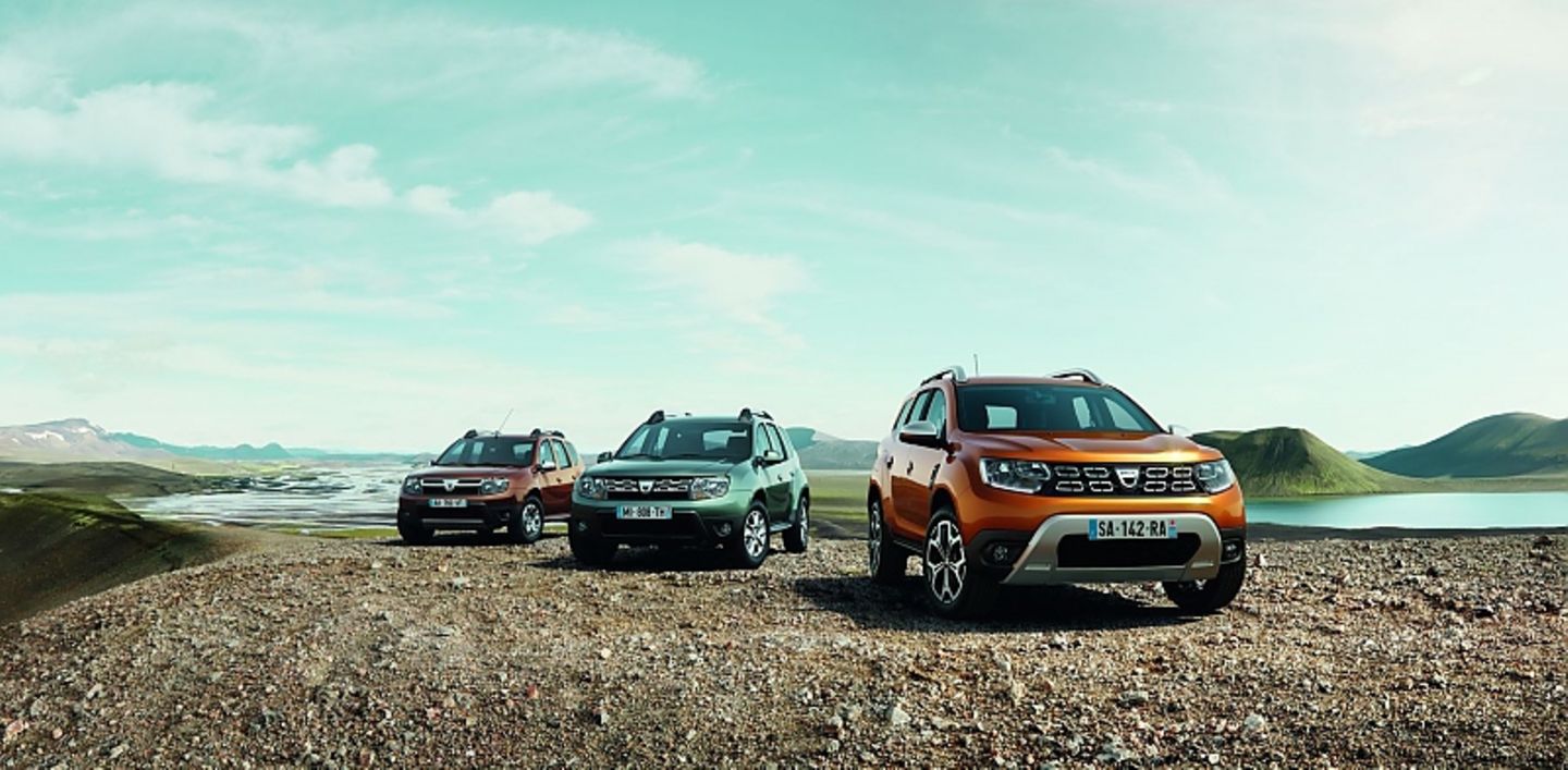 Die Evolution des Dacia Duster von 2010 bis zur zweiten Generation