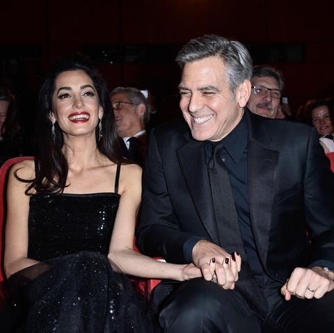 Amal und George Clooney