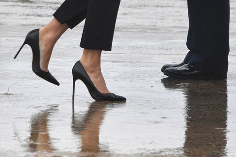 Für die einen "hot", für die anderen ein völliger Fehlgriff: Melania Trumps High Heels