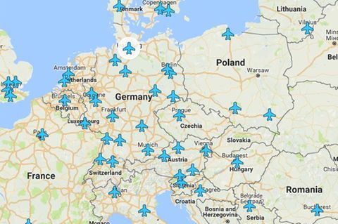 Flughafen Karte Screenshot