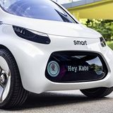 Smart Vision EQ Fortwo - das Display vorn ist eine Kommunikationsfläche