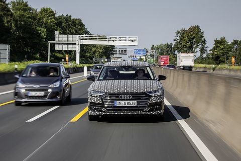Selbst in Baustellen kommt das System klar