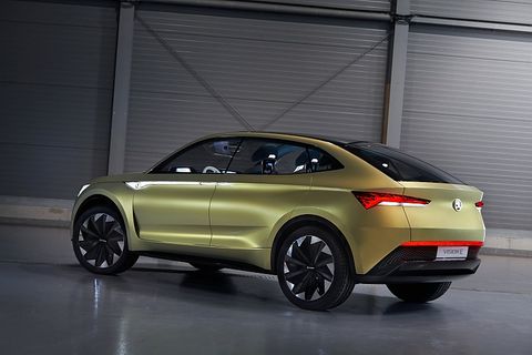 Skoda Vision E - 4,65 Meter lang und elektrisch angetrieben