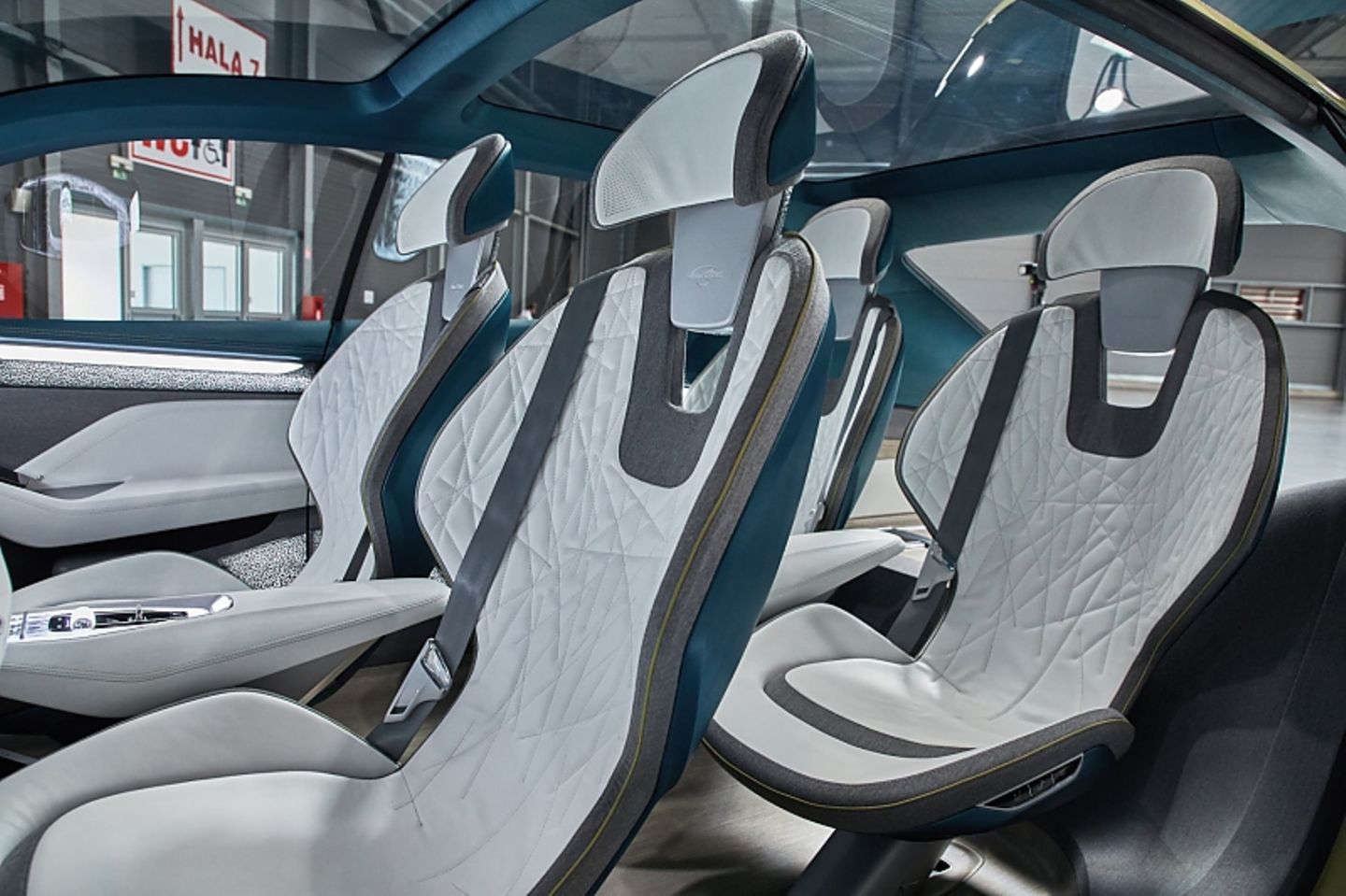 Skoda Vision E - die Studie ist allein ein Viersitzer