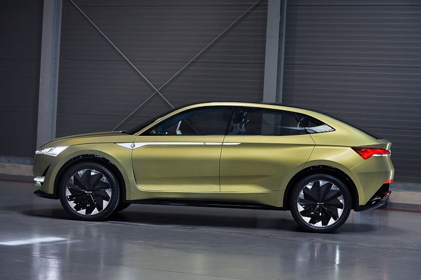 Skoda Vision E - der Radstand liegt bei rund drei Metern