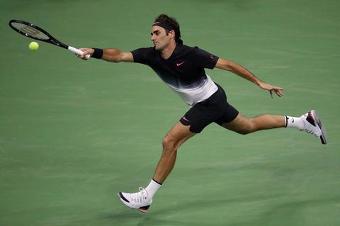 Roger Federer, hier bei seinem Sieg in der ersten Runde der US Open in New York gegen den US-Profi Frances Tiafoe