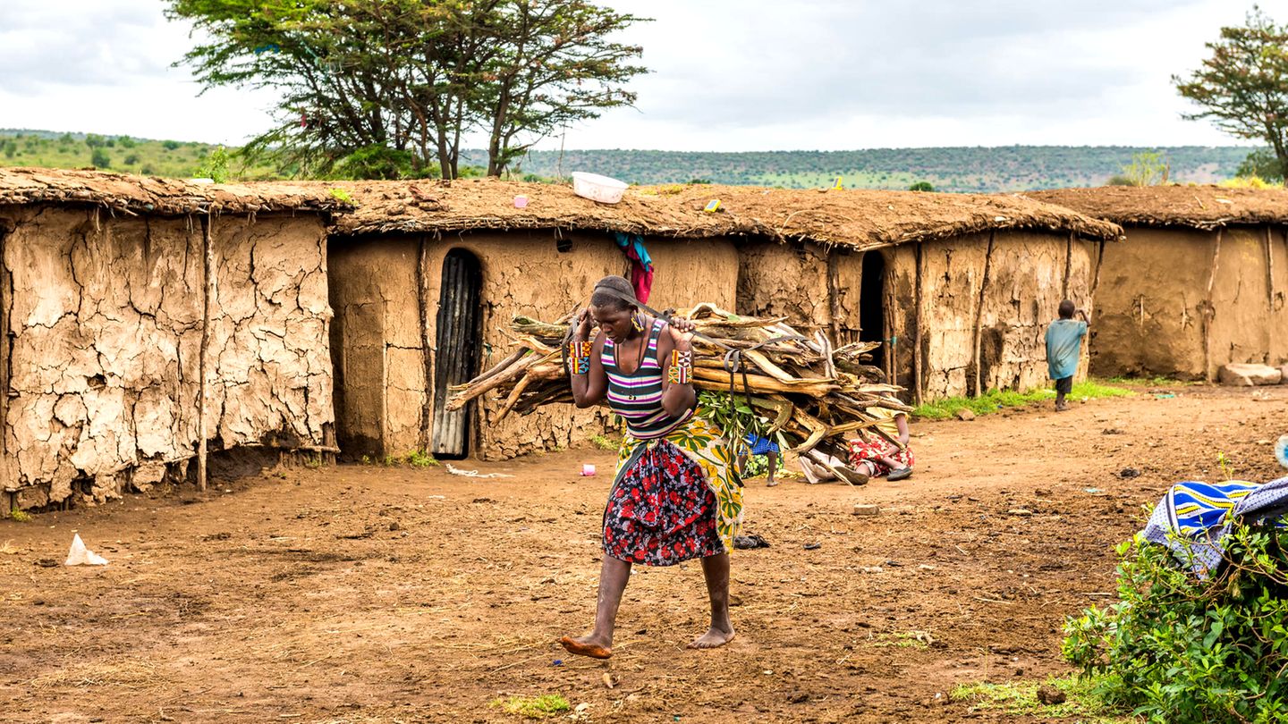 Dorf in Kenia