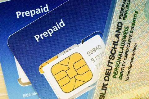 Prepaid-SIM-Karte und Personalausweis