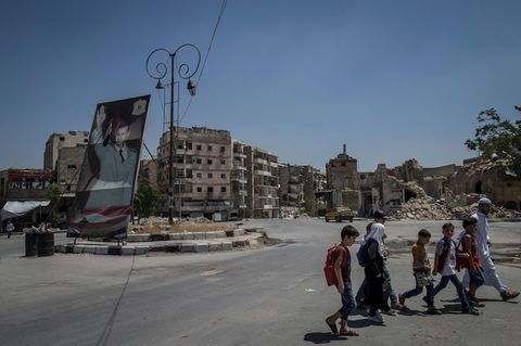 Aleppo nach der syrischen Revolution: Unter den Ruinen das Leben