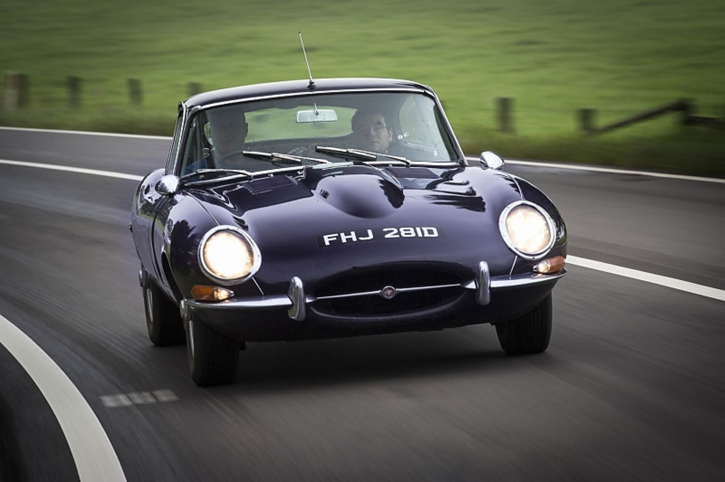 Die Lenkung des E-Types ist indirekt