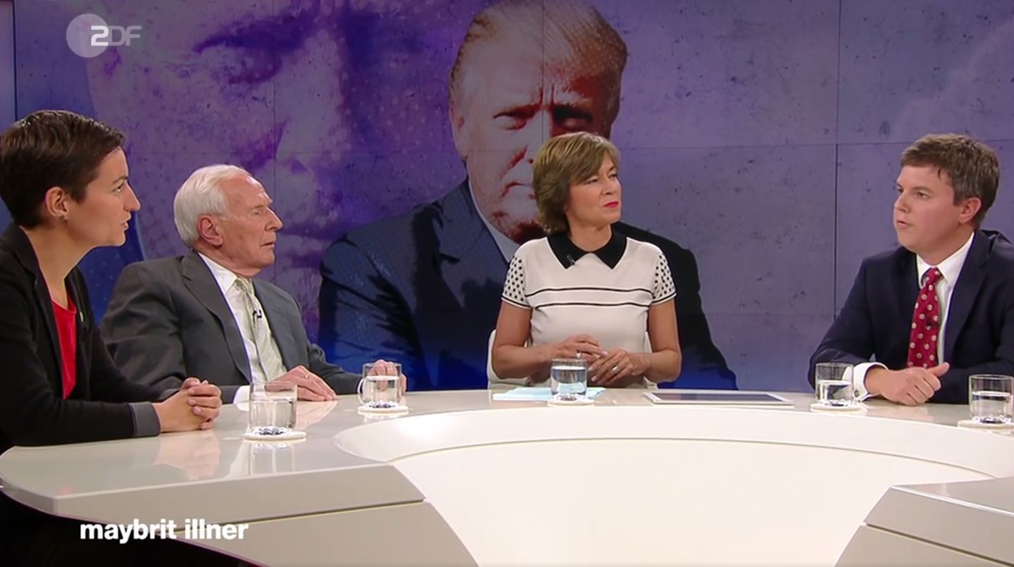 "Maybrit Illner": Donald Trump hat mal wieder die Herrschaft über eine Talkrunde gewonnen.