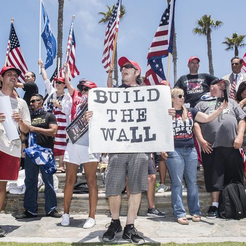Die Mauer zwischen den USA und Mexiko war eines der zentralen Wahlkampfversprechen Donald Trumps (Archivbild)
