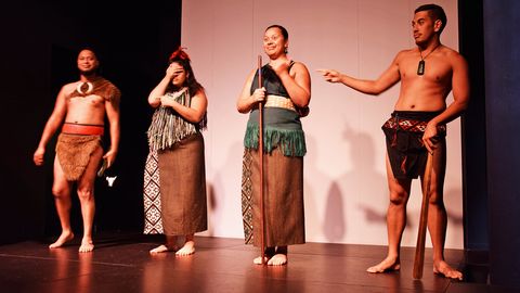 Maori Cultural Performance im Auckland Museum