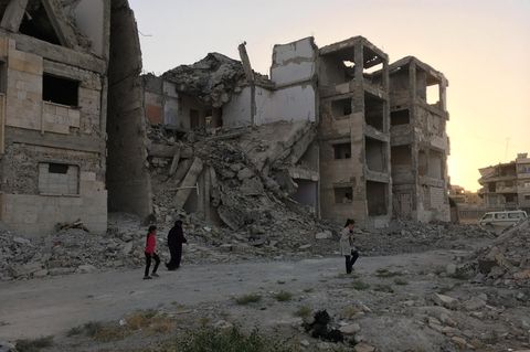 Krieg in Syrien: Ein Blick in die IS-Hauptstadt: Leeres Rakka