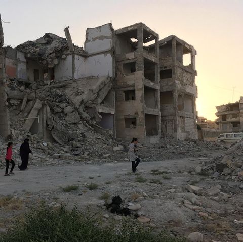 Krieg in Syrien: Ein Blick in die IS-Hauptstadt: Leeres Rakka