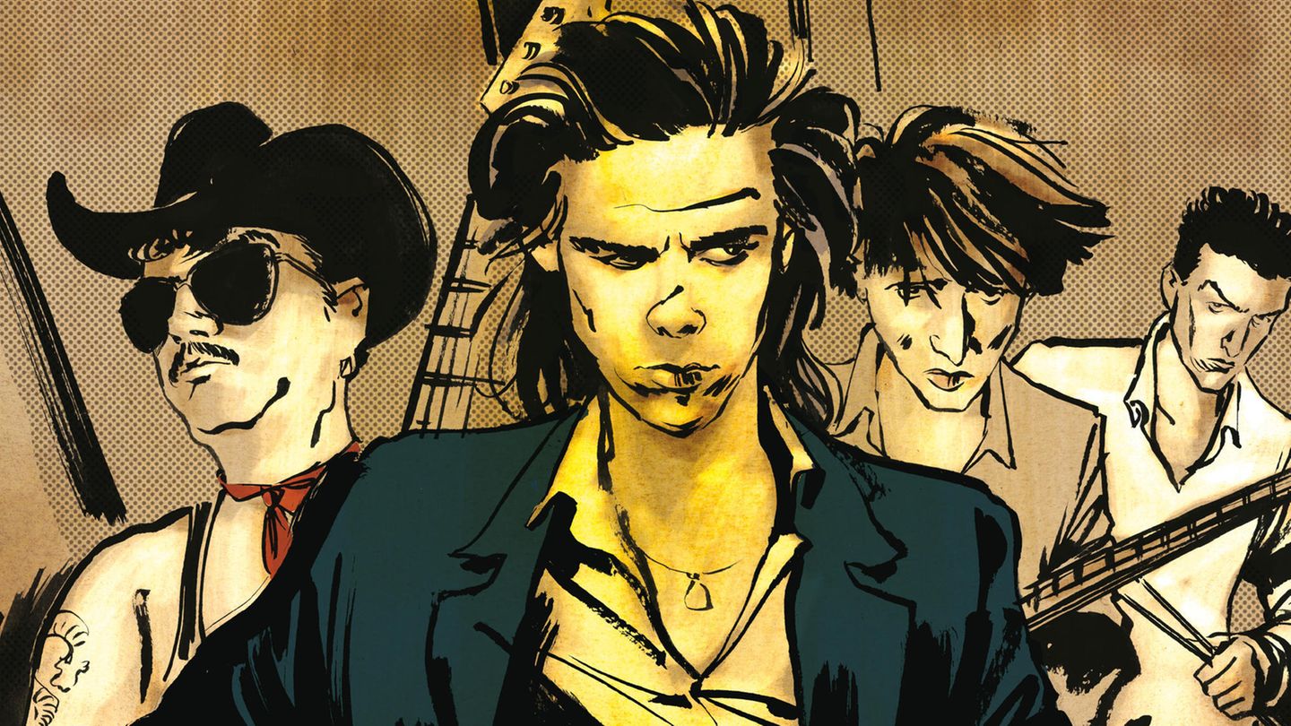Nick Cave und seine Band
