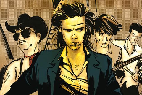 Nick Cave und seine Band