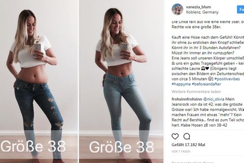 Kleidergrößen sind ein Problem