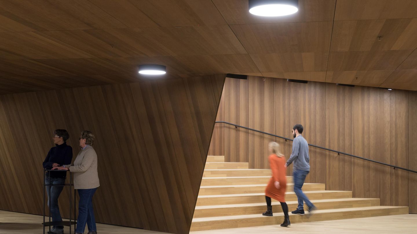 Foyer zum Kleinen Saal der Elbphilharmonie.
