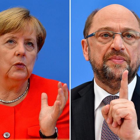 Angela Merkel gegen Martin Schulz: Wen finden Sie im TV-Duell überzeugender?