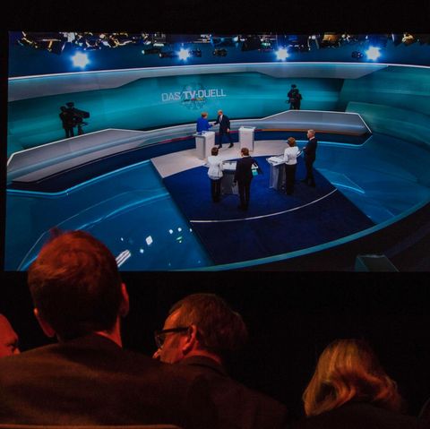 TV-Duell: Die meisten Zuschauer des Duells fanden laut Umfragen die Kanzlerin überzeugender