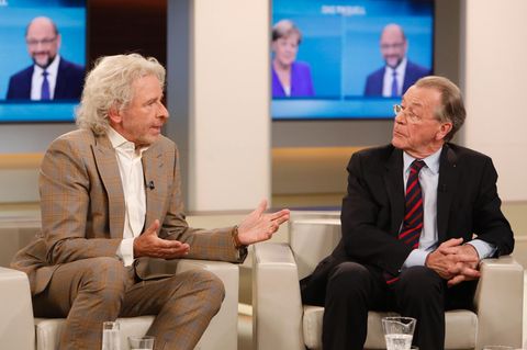 Thomas Gottschalk und Franz Müntefering bei Anne Will