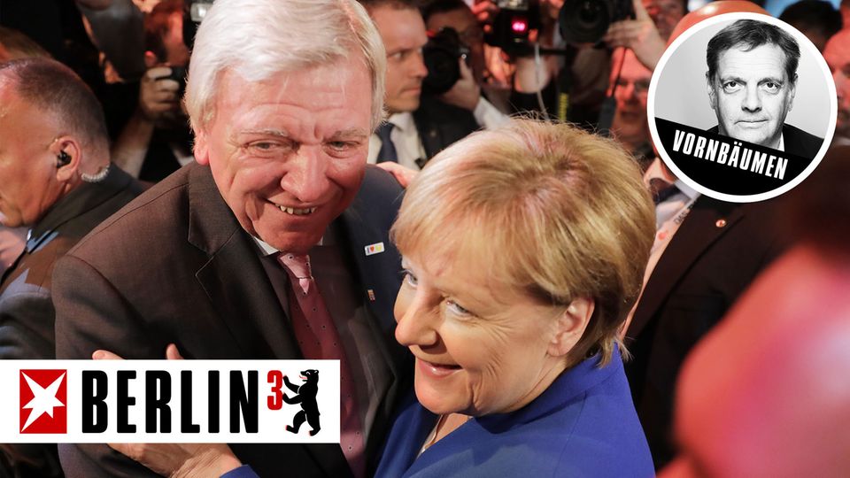 Angela Merkel Volker Bouffier Angela Merkel Volker Bouffier