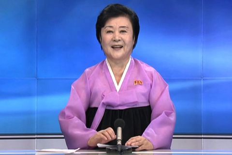 Wenn Nordkorea Wichtiges zu verkünden hat, taucht sie auf den TV-Bildschirmen auf: Ri Chun Hee