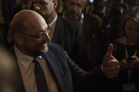 Beim TV-Duell wollte Martin Schulz zeigen, dass er mehr ist als die nette Nummer 2