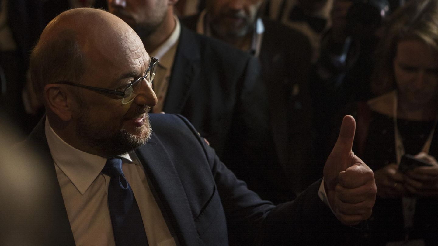 Beim TV-Duell wollte Martin Schulz zeigen, dass er mehr ist als die nette Nummer 2