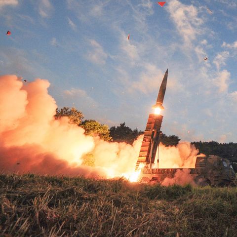 Raketentest Südkorea Nordkorea