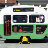 Pop-Up Caravan, Tas-ka: Auch so kann ein Wohnwagen aussehen.