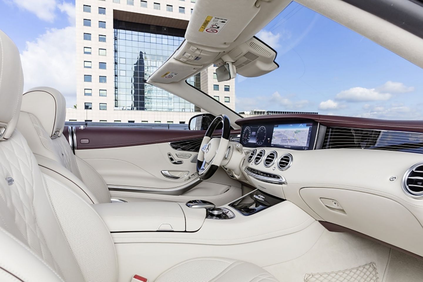 Der Innenraum des Mercedes S-Klasse Cabrio 2018