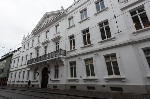 Außenaufnahme des Landgerichts in Freiburg