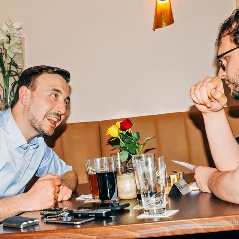 Für Paul Ziemiak blieb es bei nur einem Bier: Seine Frau erwartete ihr Kind, er musste fahrtüchtig sein.