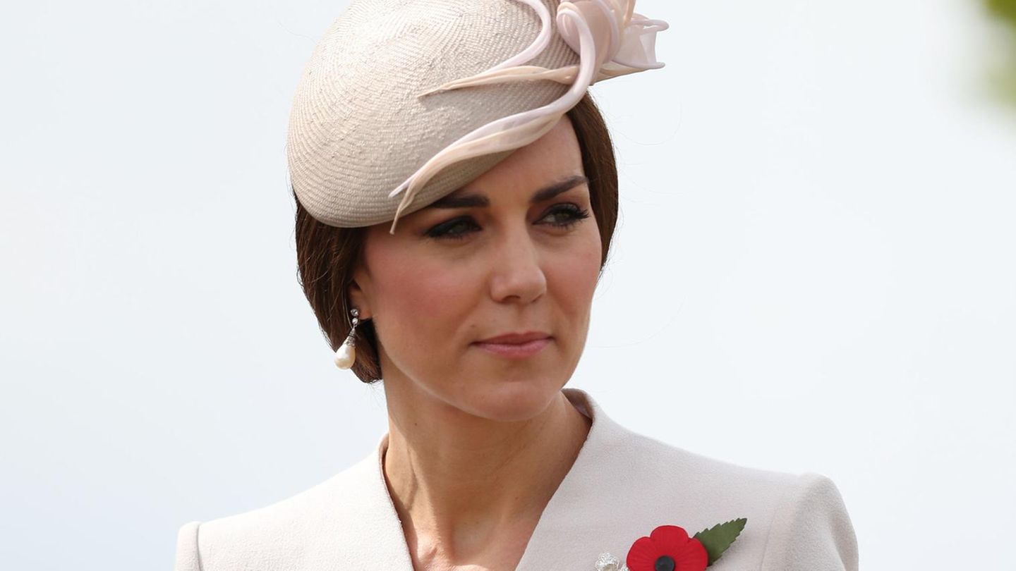 Herzogin Kate Middleton während eines Besuches in Belgien