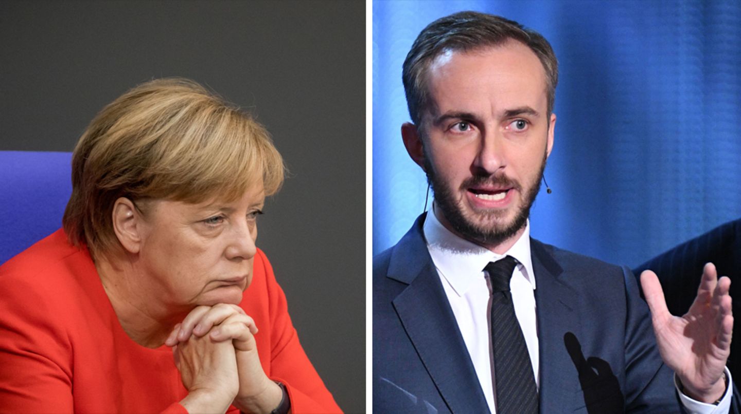 Satiriker Jan Böhmermann fordert von Angela Merkel, dass sie die Einschätzung zu seinem Gedicht zurücknimmt