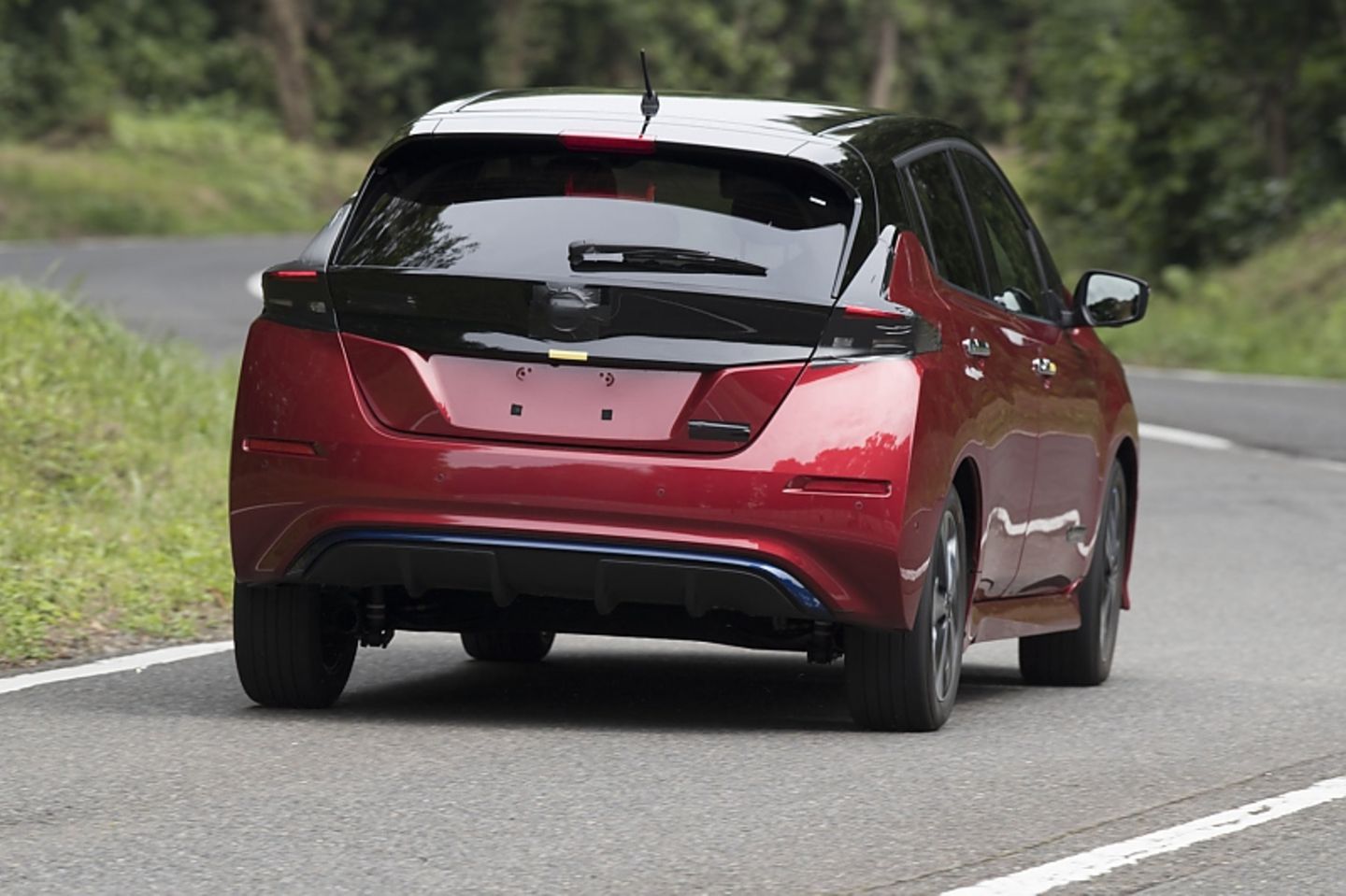 Nissan Leaf II 2018 - auch von hinten kaum wiederzuerkennen