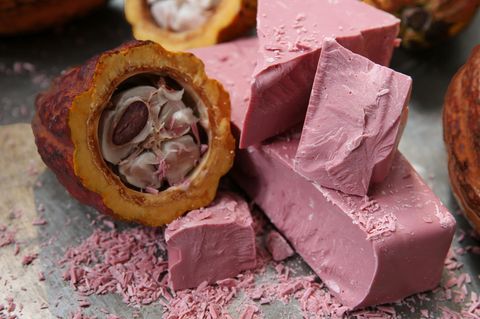 Die neue Schokoladensorte heißt "Ruby" und ist rosa