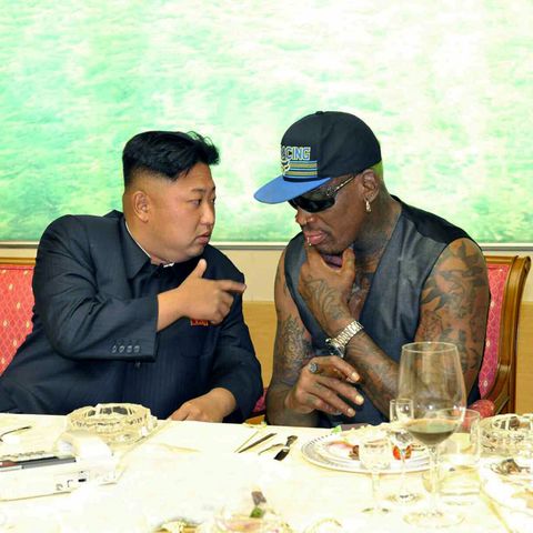 Dennis Rodman und Kim Jong Un