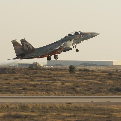 Israelische Luftwaffe fliegt Angriff auf Syrien (Symbolbild)