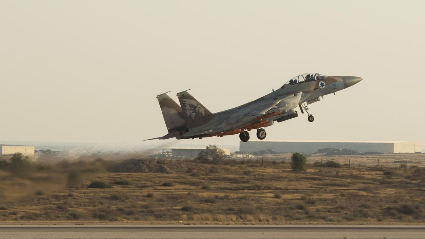 Israelische Luftwaffe fliegt Angriff auf Syrien (Symbolbild)