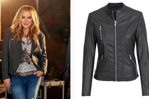 Sängerin Anastacia hat für Aldi eine Bikerjacke designt