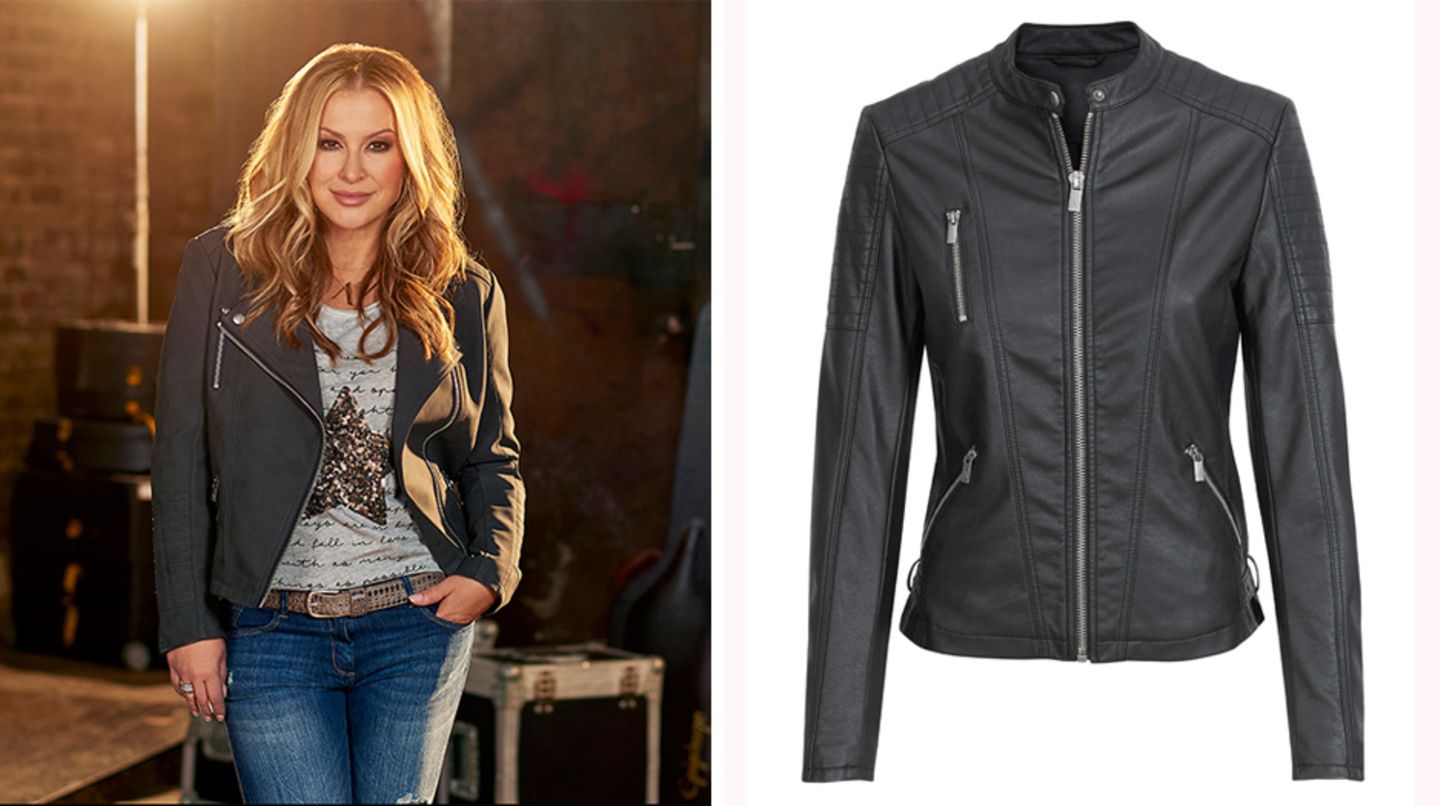 Sängerin Anastacia hat für Aldi eine Bikerjacke designt