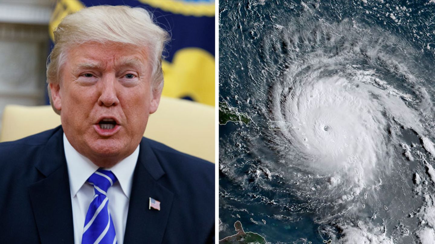 Wirbelsturm "Irma" hat auch für Donald Trump persönliche Konsequenzen