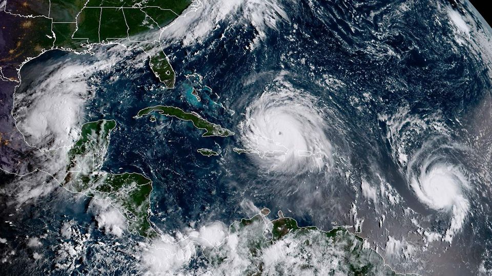 Drei Hurricane auf einmal: Katia, Irma, Jose - Namen dienen der einfachen Unterscheidung Drei Hurricane auf einmal: Katia, Irma, Jose - Namen dienen der einfachen Unterscheidung