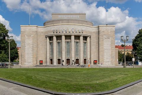 "Volksbühne Berlin" am Rosa-Luxemburg-Platz