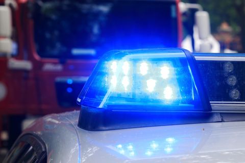 Ein Blaulicht als Symbolfoto